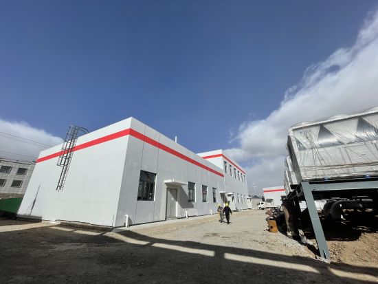 圖為大唐興海清潔能源有限公司子科灘鎮(zhèn)、河卡鎮(zhèn)項目建成開始供熱。曹有山 攝