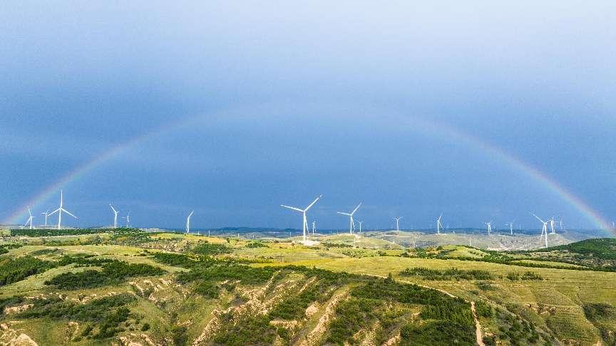 新能源風光項目。受訪者供圖